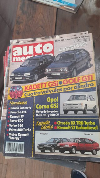 Revista Auto Mecanica año 1988