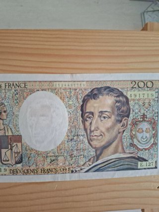 Billete 200 Francos Franceses 1992