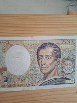 Billete 200 Francos Franceses 1992