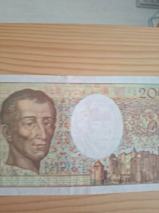 Billete 200 Francos Franceses 1992