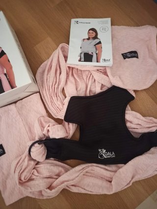 Fular portabebés Koala Babycare rosa