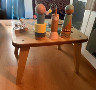 Mesa de actividades madera Vertbaudet