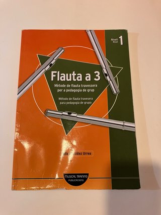 Flauta a 3 - Método de flauta traversera