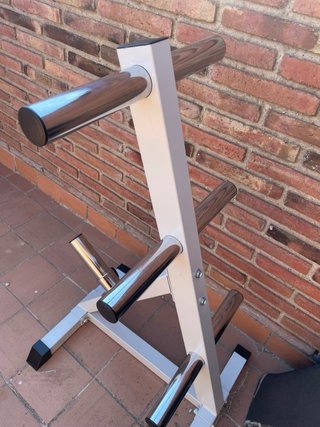 Soporte para discos de gimnasio