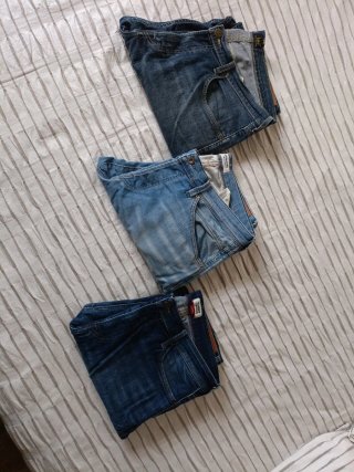 Pack 3 x 2 Vaqueros Hombre: Tommy, Lee, J&J