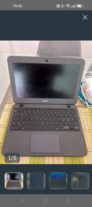 Acer Ordenador Portátil Gris