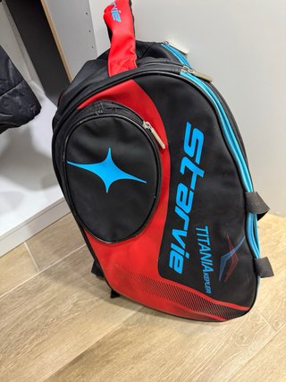 Paletero Bullpadel Azul Marino y Paletero starvie