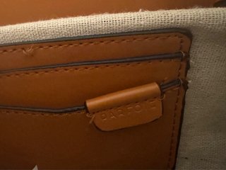 Bolso de piel y rafia Parfois