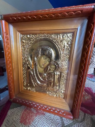 Icono Virgen con Niño Ruso