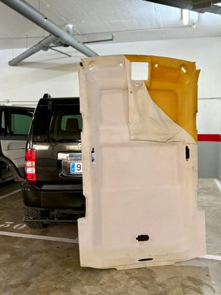 tapizo techo de coche y puertas