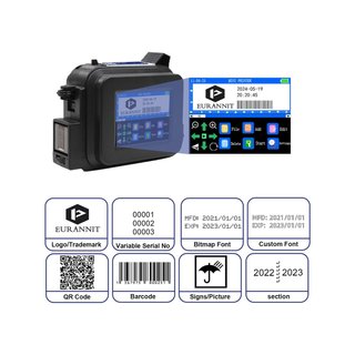Eurannit XMINI impresora portátil tinta rápida