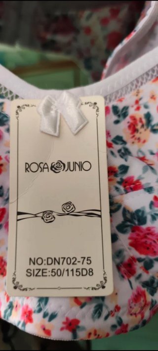 Reggiseno Rosa & Junio 115D senza ferretti
