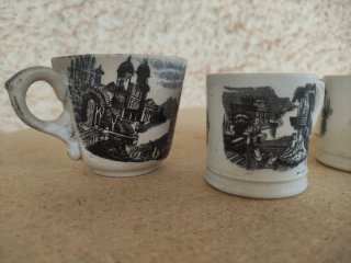 Lote Vajilla Vintage Pontesa Café