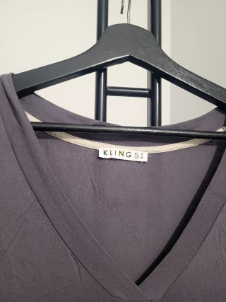 KLING Talla M Gris Vestido