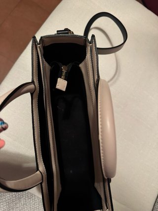 Bolso Tous Gris y Marrón Como Nuevo