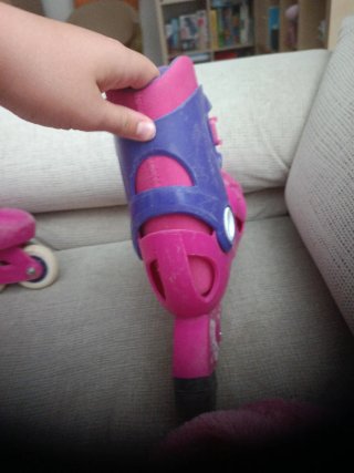 Patines en línea Oxelo rosas y morados
