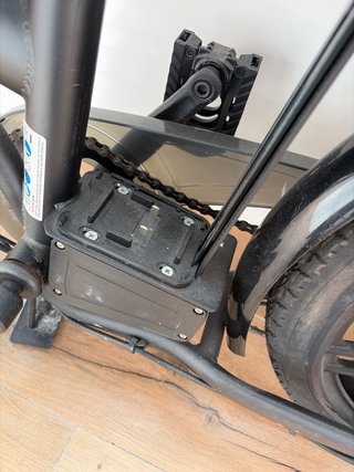 Bicicleta Eléctrica Plegable Negra