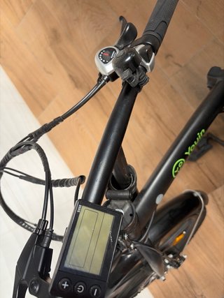 Bicicleta Eléctrica Plegable Negra
