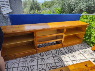 Mueble de salón de madera
