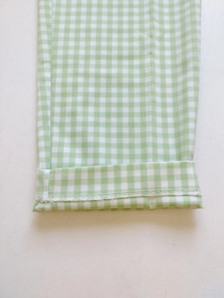 Pantalón cuadros vichy Zara verde