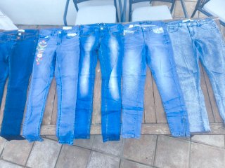 Lote 10 Pantalones Vaqueros Mujer Talla XS