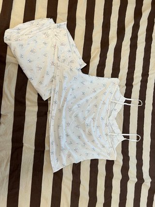 Pijama corto blanco Primark