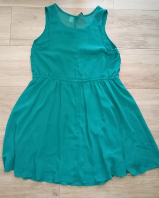 Vestido H&M Verde Turquesa.