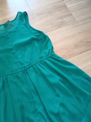 Vestido H&M Verde Turquesa.