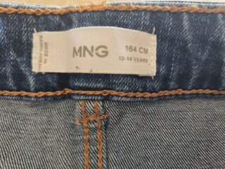 2 minifaldas vaqueras T 13-14 Zara y Mango Kids