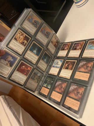 Colección Cartas Magic: Urza, Tempest, etc.