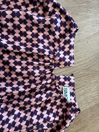 Vestido Simorra rosa y morado