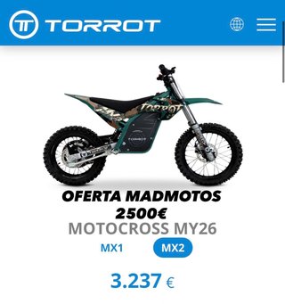 Torrot Motocross MX2 Verde .