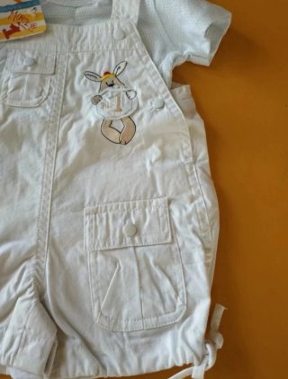 Salopette e T-shirt Montefiore 1/3 mesi