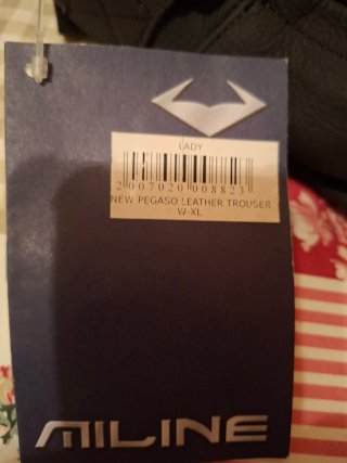 Pantalón Miline Mujer Negro y Azul
