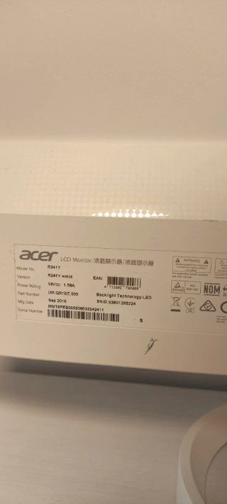 Monitor Acer 24 pollici