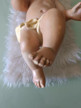 Antígüa Figura Niño Jesús de los años 60
