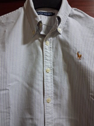 Camisa  Mujer Ralph Lauren Rayas Talla M