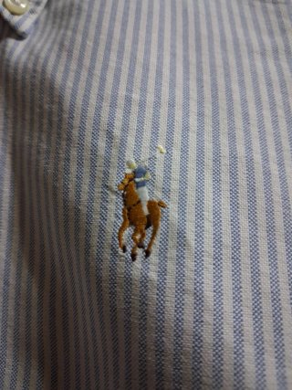 Camisa  Mujer Ralph Lauren Rayas Talla M