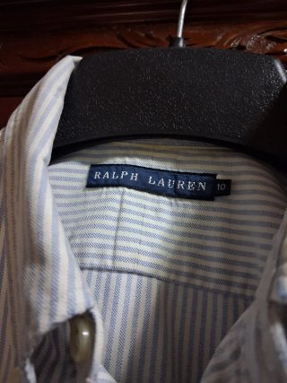 Camisa  Mujer Ralph Lauren Rayas Talla M