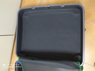 Maleta Rígida Benetton Negra Multicolor