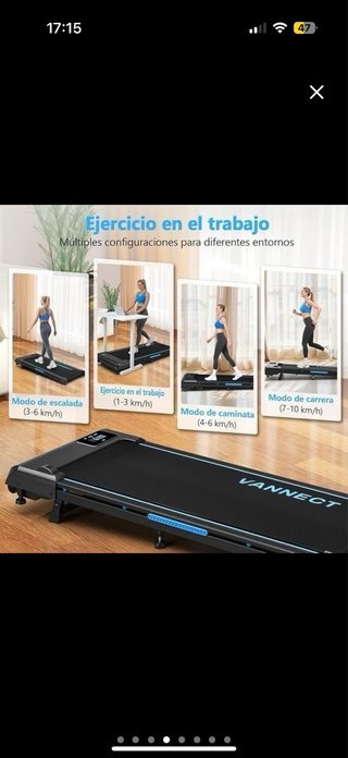 Cinta de correr 1-10km/h