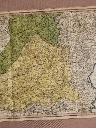 Mapa antiguo Castilla y Reino Valencia