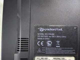 Netbook Packard Bell nero