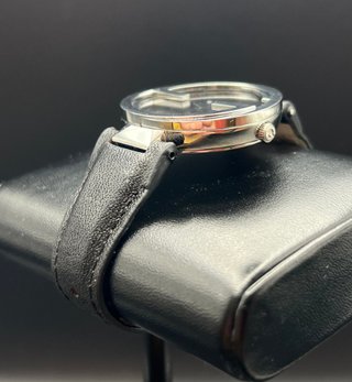 Orologio Gucci Interlocking Nero Argento