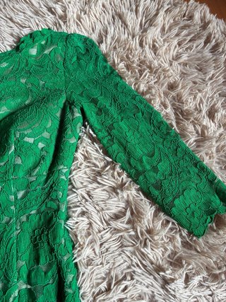 Vestido de fiesta verde El Corte Inglés