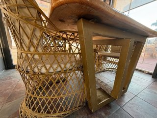 Conjunto mesa y 4 sillas terraza/restaurante