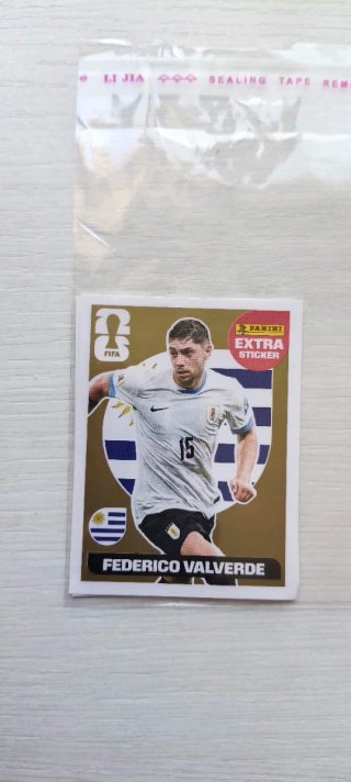 Cromo Dorado Valverde FIFA Mundial 26 Extra Sticke
