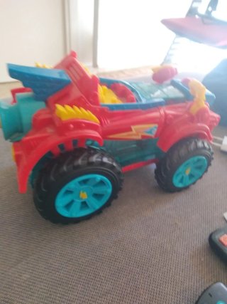 Coche Monster Roller Rojo y Azul