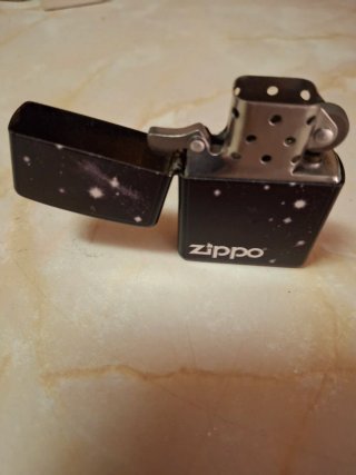 Mechero Zippo Negro Estrellas