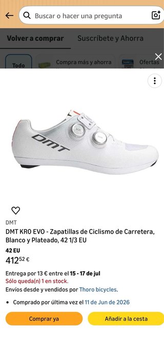 Zapatillas Ciclismo DMT KR0 Evo no tienen 1 mes